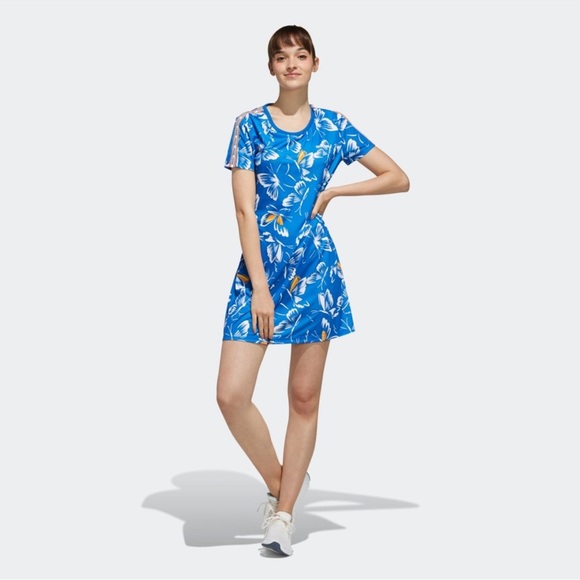 Adidas x Farm Rio Butterfly Dress Size Large - Picture 5 of 9